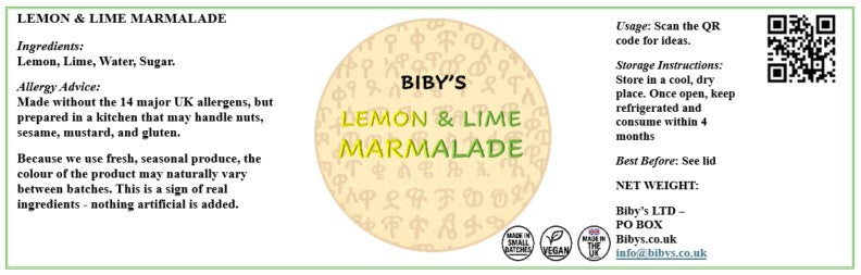 Lemon and Lime Marmalade