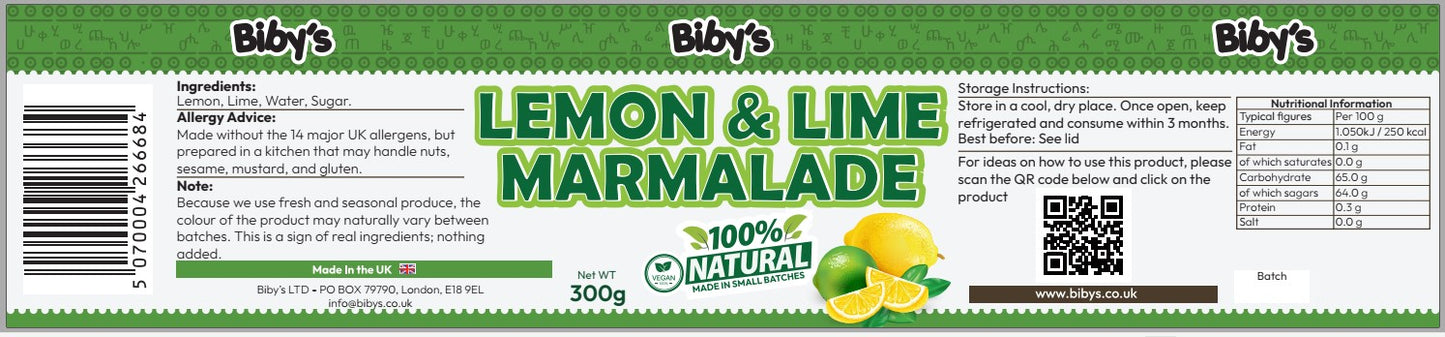 Lemon and Lime Marmalade